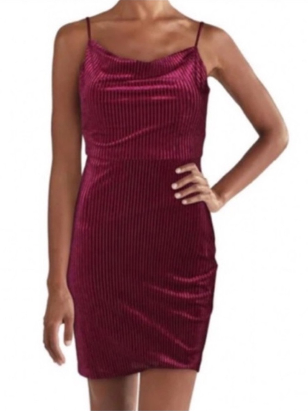 NWT Kohl’s SO Juniors Ribbed Velvet Cami Dress
